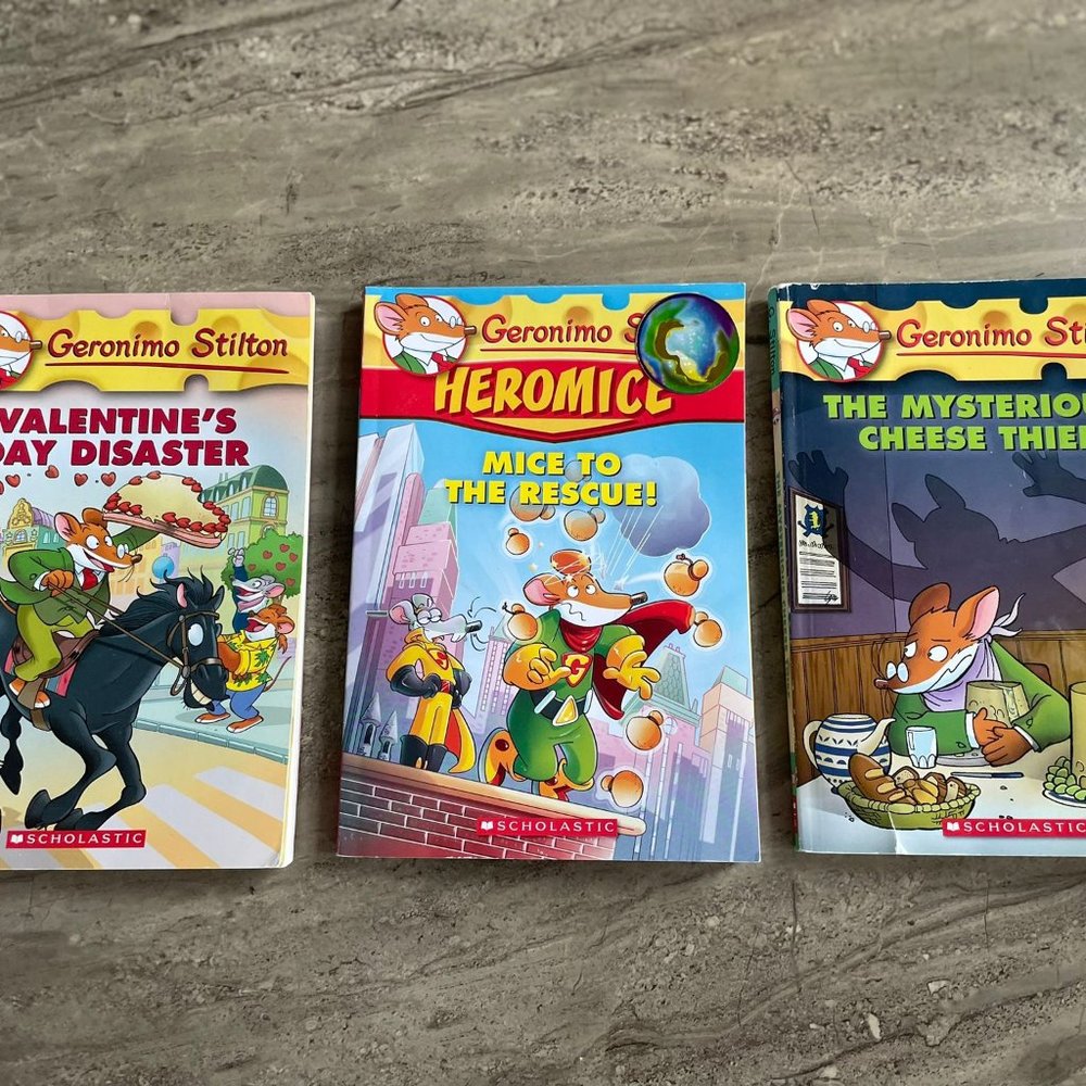 3x classic Geronimo Stilton Books